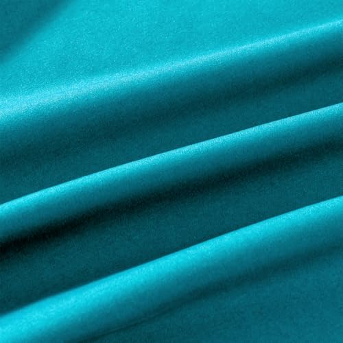 Image of Standard Size Zipper Pillow Cases Set of 2,Freshwater Blue,20x26 Inches
