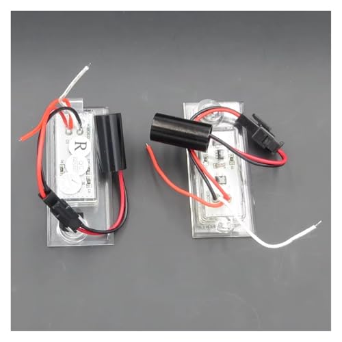 Luces matrícula coche led de alta visibilidad para A6 C5 Sedan plafones traseros anti agua