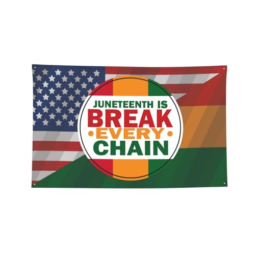 Breaking Every Chain Four Holes Decorated Banner – Wall Flag