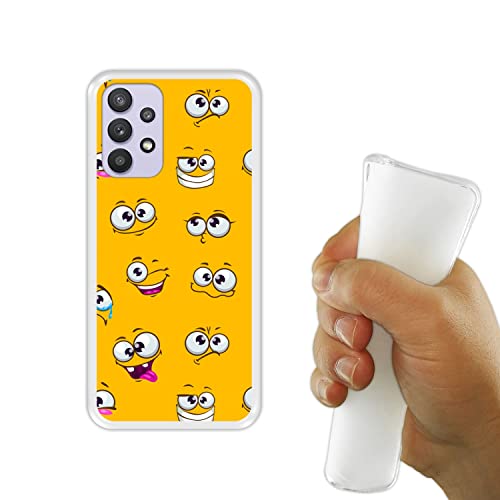 Hapdey Custodia trasparente per Samsung Galaxy A32...