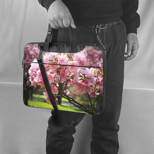 Sacoche pour ordinateur portable 15,6" fleurs roses protégeant des chocs
