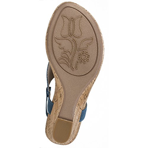 Image of WHITE MOUNTAIN Women's All Good Cork Wedge Sandal