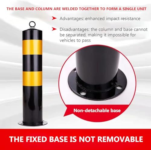 Postes de segurança para estacionamento, postes de segurança para calçadas Postes de segurança para