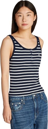 Tommy Jeans Débardeur Femme ajusté ne se détend pas au lavage