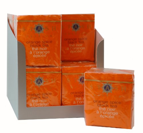 Image of Stash Tea Orange Spice Black Tea 10 Count Tea Bags in Foil (Pack of 12) (packaging may vary) Individual Black Tea Bags for Use in Teapots Mugs or Cups, Brew Hot Tea or Iced Tea