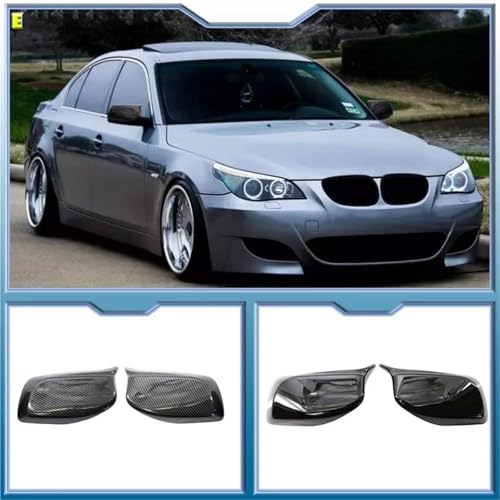 Coque rétroviseur aspect carbone pour BMW Série 5 E60 E61 2004-2008