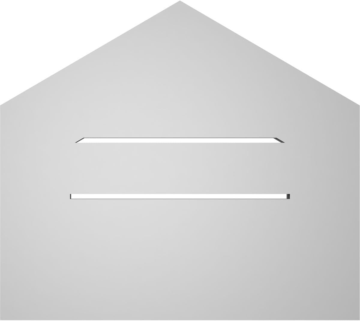 GVSPE18X1601SF-07 Peaked Top Standard Frame, Primed Tan Signature Series Surface Mount Gable Vents, 18-in. W x 16-in. H