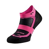 Lurbel Hill, Calcetines para running, calcetines transpirables y Anti-olor, Calcetines deportivos, calcetines para correr. Calcetines Unisex. (NEGRO - FUCSIA, PEQUEÑA - S)