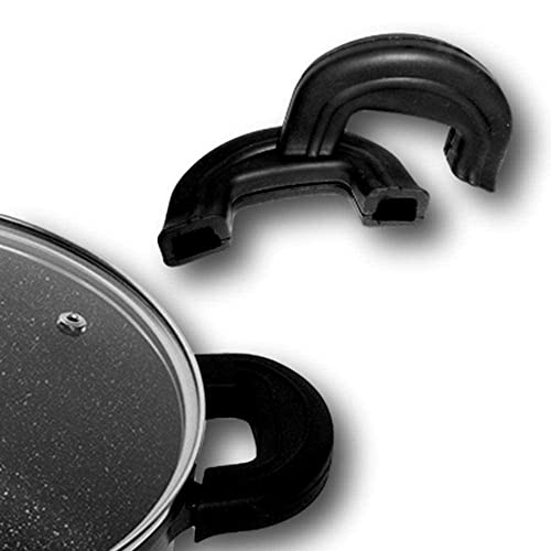 Cflagrant® Faitout Façon Pierre avec Couvercle Tous Feux Dont Induction Sans PFOA Cuisson Sans Matière Grasse Revêtement en Greblon C3 de Technologie Allemande (28) – vue 3