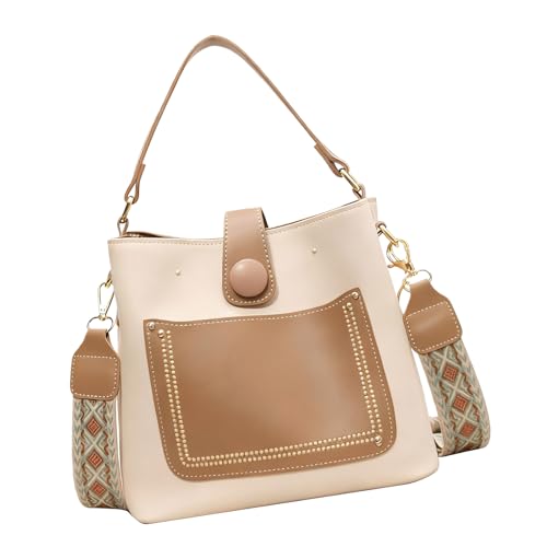 Sac à bandoulière femme avec compartiments de rangement sac à main polyuréthane