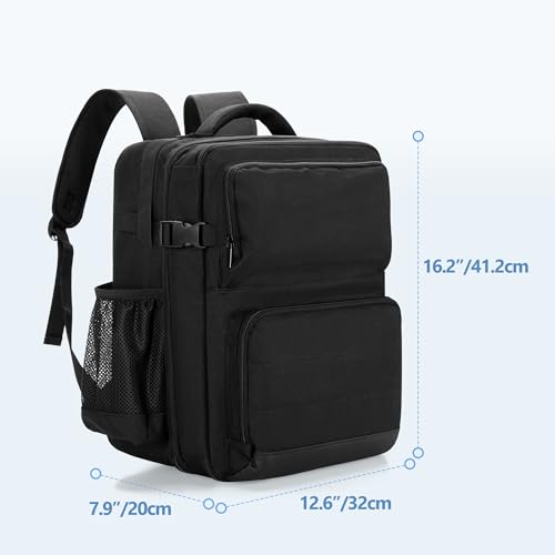 Luxja Beamer Tasche Rucksack, Schwarz