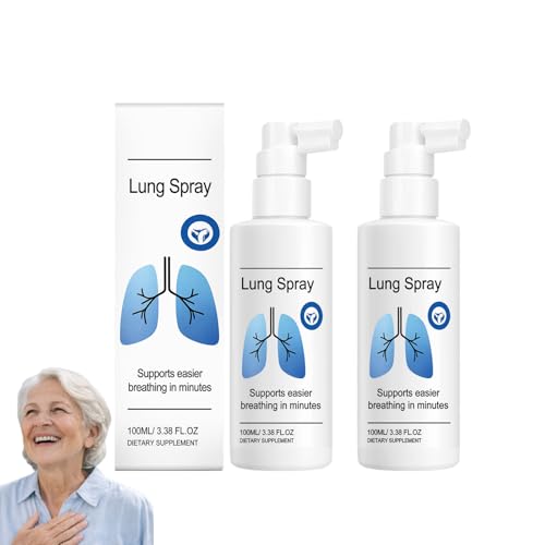 Vitalora Lung Clear Spray Vitalora Lung Spray Herbal Lung Cleansing Spray for Women Men Lung Care Support (2pcs)
