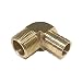 EDGE INDUSTRIAL 3/4" Hose ID to 3/4" Male NPT MNPT 90 Degree Brass Elbow Fitting Fuel/AIR / Water/Oil / Gas/WOG