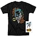 Popfunk Batman Vs. The Joker Split T-Shirt - (X-Large), Black