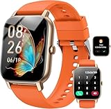 Smartwatch Uomo Donna, 1.85" HD Orologio Bluetooth con Effettua/Risposta Chiamate, Smart Watch Cardiofrequenzimetro/SpO2/Contapassi, Fitness Tracker 100+ Sportive, Impermeabile IP68 per Android iOS.
