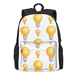 Zoom IMG-1 bywenhopnbs zaino scolastico golden lightbulbs Zoom IMG-1 bywenhopnbs zaino scolastico golden lightbulbs