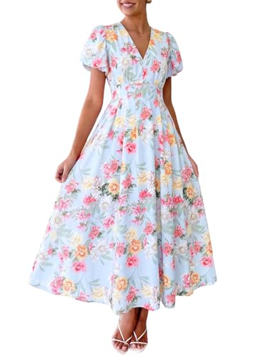 Image of Flessibili Womens Summer Floral Maxi Dress Wedding Guest Party Long Dresses 2026