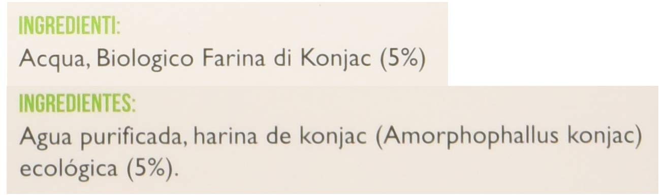 Slendier - 6x Bio Konjac Cabello de ángel 400g
