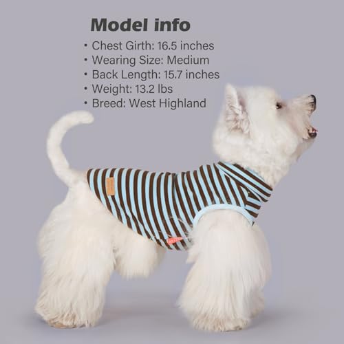 Image of KYEESE 2Pack Dog Sweater for Medium Dogs Soft Pet Coats Fleece Sweatshirt | Warm Turtleneck Dog Pullover Clothes, 4-Way Stretch & Lightweight Vest, Doggie Coat in Cold Weather, Daily Wear