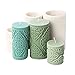 Grainrain 3D Lace Flower Column Silicone Candle Mold Decorated Pillar Candle Mould Handcrafted Silicone Molds for Candle Wax Resin Gyspum Crafts Making Middle Size(ZH026)