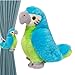 Imagen de Loro de peluche magnético