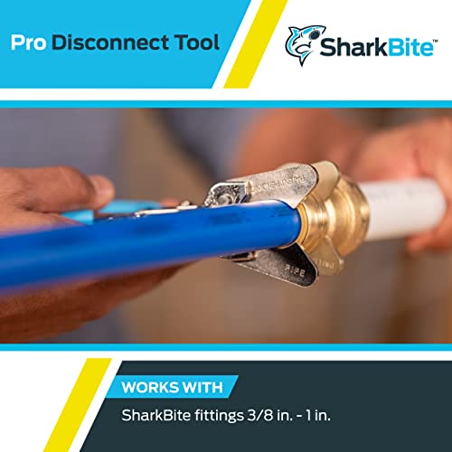 Image of SharkBite 3 /8 Inch to 1 Inch Pro Push to Connect Disconnect Tool, PEX Pipe, Copper, CPVC, PE-RT, HDPE, PROD3810