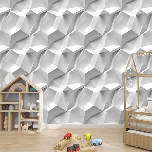 Peel and Stick Wallpaper Wall Mural Visually Striking 3D Geometric