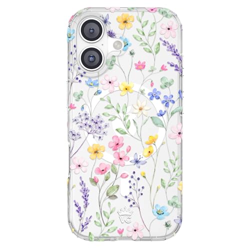 VELVET CAVIAR Case for iPhone 17 | Compatible with MagSafe | 10ft Drop Tested | Cute Girly Protective Designer Cases for Women | Enchanted Floral Wildflowers