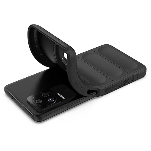 Image of amazon basics Mobile Cover for Mi Redmi K50 5G / K50 Pro 5G | Full Camera Protection | Liquid Silicon Case | Flexible Bumper Case for Mi Redmi K50 5G / K50 Pro 5G (Black)