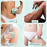 Electric Razor for Women Legs, Smooth Full Body Shaver for Lady | 7D 360° Floating Shaving Head, Close Skin Comfort Shaving, IPX6 Waterproof, Wet & Dry Grooming, Travel Size, Mint Green