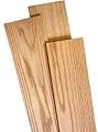 Wood-Hawk Red Oak Thin Wood Lumber 2 Pack - 1/4" x 3" x 36"
