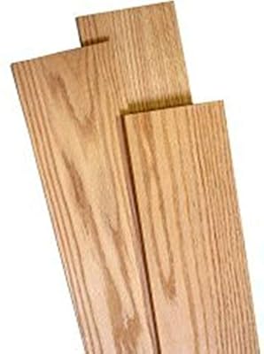 Wood-Hawk Red Oak Thin Wood Lumber 2 Pack - 1/4" x 3" x 36"