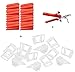 Price comparison product image SSPECOTNR Tile Leveling System with Floor Tile Pliers 100 pcs 1.5mm Tile Spacers Clips &100 pcs Reusable Wedges Tile Leveler Tool Set for Living Room Shower Wall Ceramic Stone Porcelain Tile Install