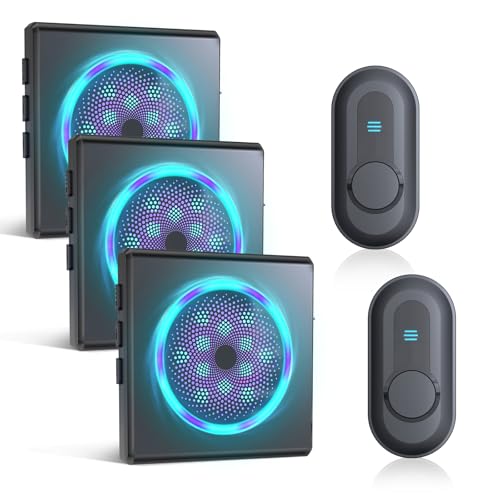 CallToU Hearing Impaired Doorbell 2 Buttons 3 Receivers