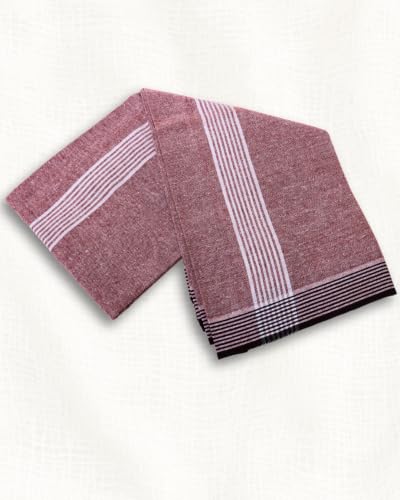 Image of Self Design Blended Solid cotton lungi for men | Daily Wear, Home Wear & Relaxation | 2 Meter | Unstitched