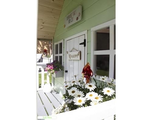 Bella Wooden Playhouse - (Flamingo Pink) - Image 4