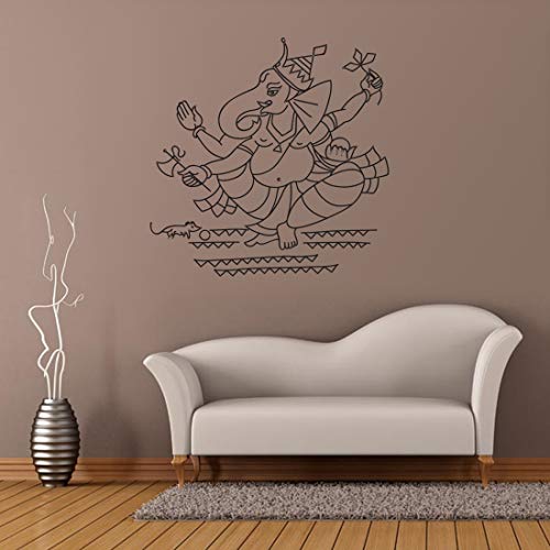 Image of Rangoli Vinyl Wall Sticker Self-Adhesive Wall Decor for Home, Office, Bedroom, and Living Room Decor Easy to Apply & Peel. Parent 5, Design-22