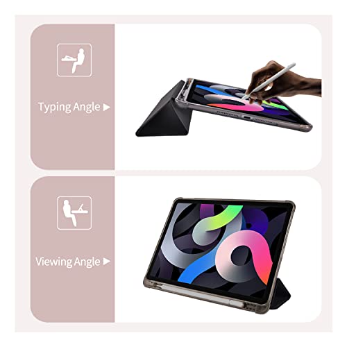 Cute Kawaii Cherry for iPad (A16) 11th Generation Case 11 Inch 2025, for iPad 10th Generation Case 10.9 Inch 2022 with Pencil Holder, Auto Sleep/Wake, Black Leather Soft TPU Back Cover by LuminousGuard - Used condition - Image 5