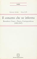 Il concetto che ne informa: Benedetto Croce e Neera, corrispondenza (1903-1917) (Pubblicazioni dell'Istituto per gli studi di letteratura contemporanea, Roma) 8871040775 Book Cover
