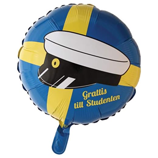 Ballong Grattis Till Studenten Studentballong Examen Folieballong
