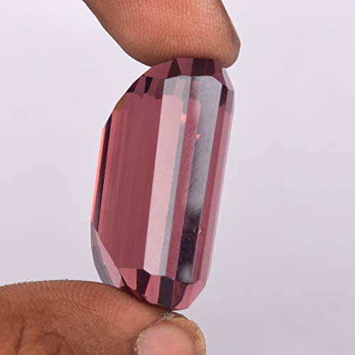 GEMHUB Loose Gemstones for Jewelry Making 90.00 Carats Brazilian Color-Change Alexandrite Stone Emerald Shape Loose Gemstone Crystals