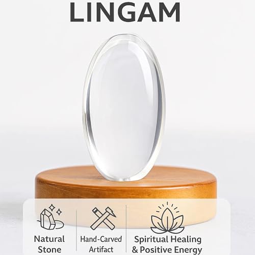 Image of Certified Sphatik Lingam | AAA Grade Clear Quartz Crystal Spatika Shivling | with Pure Ganga Jal & Chandan | Ideal for Puja, Meditation & Maha Shivratri (10-20 Gram)