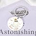 Delujouberst Teens Stocking Stuffers Cute Christmas Keychain for Him Her Most Popular Christmas Gifts 2025 Stocking Stuffers For 17 Year Old Girls