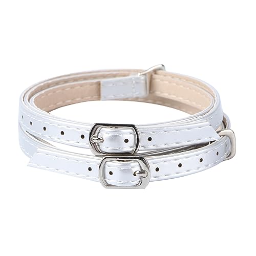 NOLITOY 1pair Anti-loose Detachable Ankle Straps High-heeled Shoe Laces Wide Ankle Straps for Heels