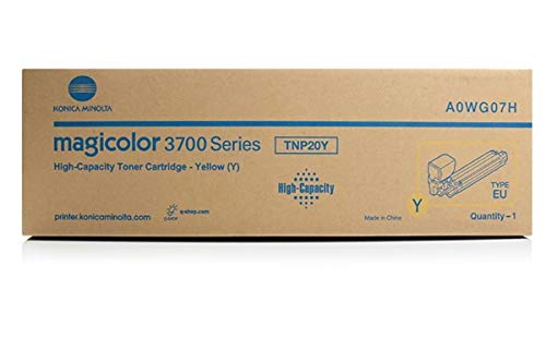 Toner Konica Minolta 3730 DN jaune original A0WG07H pour 5000 pages d'impression