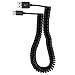 Produktbild JSER USB-Datenkabel für Handy, 3 m, Spirale mit Federspirale, USB-C, USB 3.1, Typ C auf USB, Schwarz