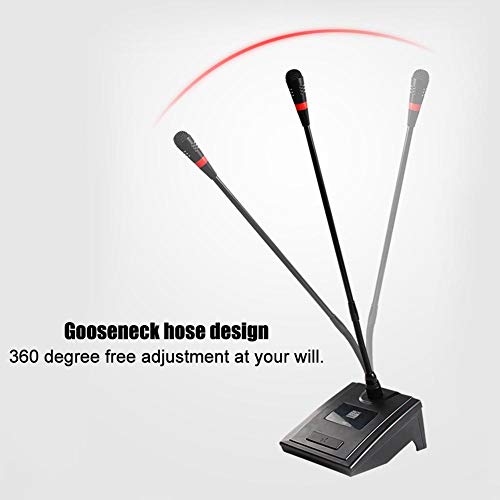 Sistema de microfone de pescoço de ganso para mesa – Microfone de conferência profissional – Microfo