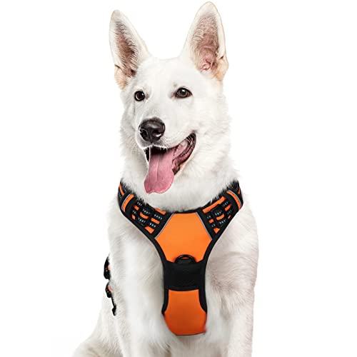 Image of Eagloo Dog Harness for Large Dogs, No Pull Pet Vest with 2 Leash Clips
