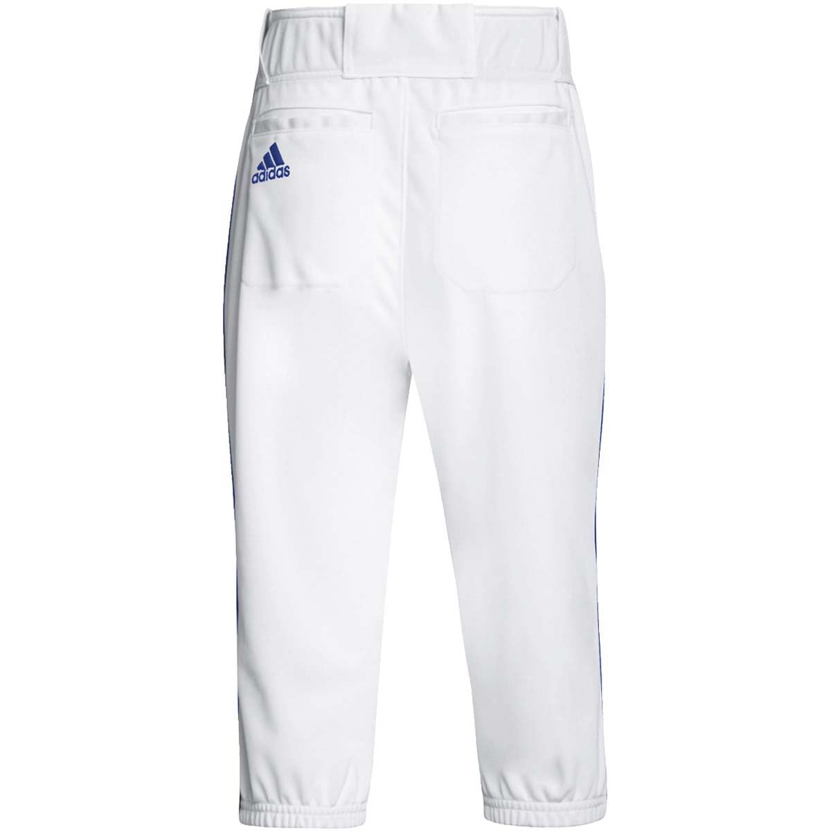 adidas Youth Icon Pro Piped Knicker Baseball Pants LG White | Royal