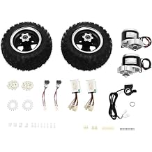 10"Motor Drive Air Wheel Conversion Kit, 250W 24V Electric Cart Scooter Motor Conversion Kit w/Thumb Throttle for Small Go-Karts, Electric Wheelchairs And Senior Mobility Scooters